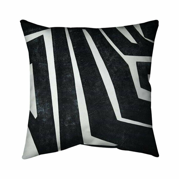 Fondo 26 x 26 in. Labyrinth-Double Sided Print Indoor Pillow FO2774202